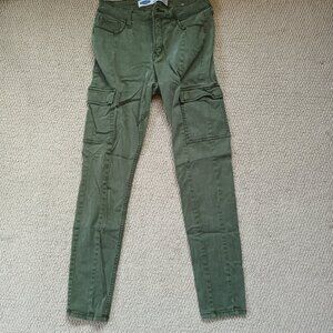 Green Old Navy RockStar Super Skinny High Rise Pants